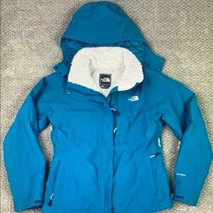 The North Face Women's Blue Hooded Jacket